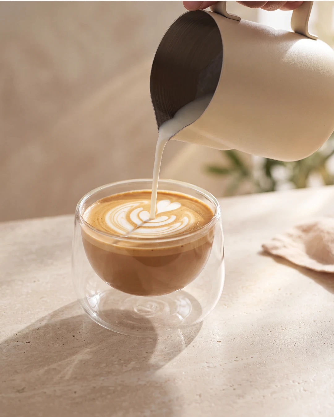 Doppelwandige Cappuccinogläser Lagoa 2er Set 180 ml