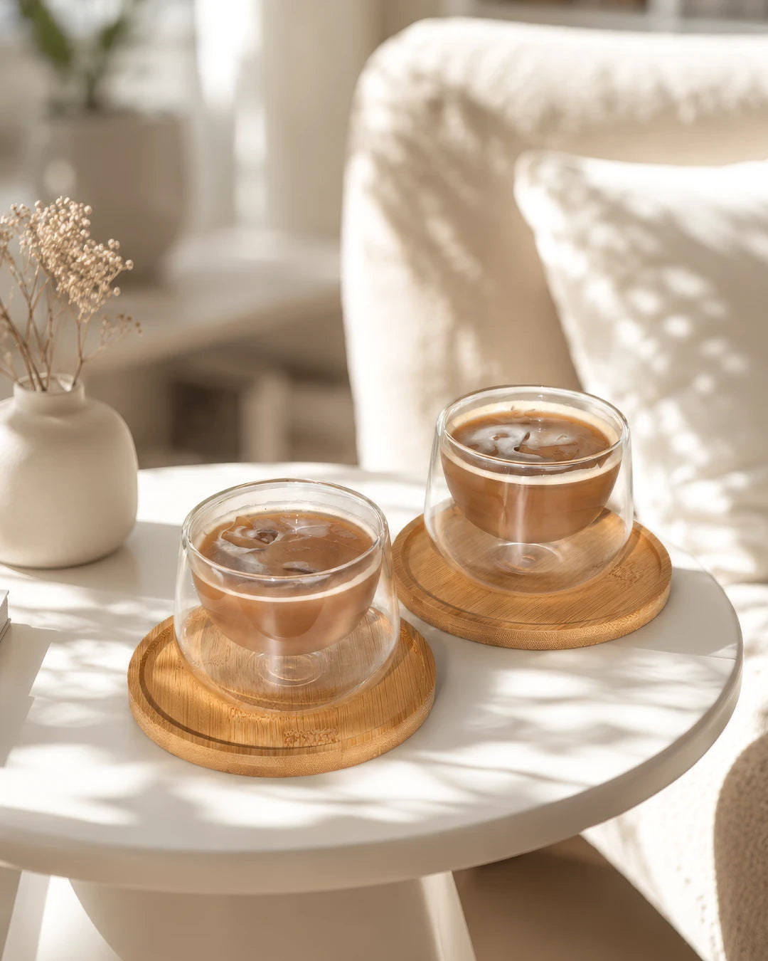 Doppelwandige Cappuccinogläser Lagoa 2er Set 180 ml