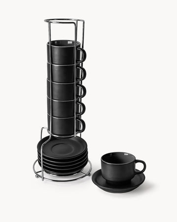 Espressotassen Mit Untertassen - MADAME COCO (Neu (gemäss Beschreibung