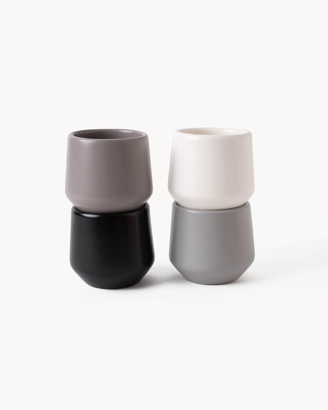 Espressotassen Set | Modernes Steinzeug für Espressogenuss