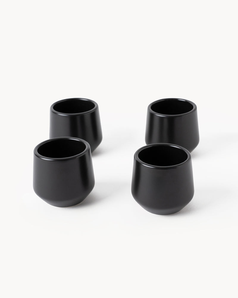 Miamio Espressotassen Luxe 4er Set Keramik 90ml