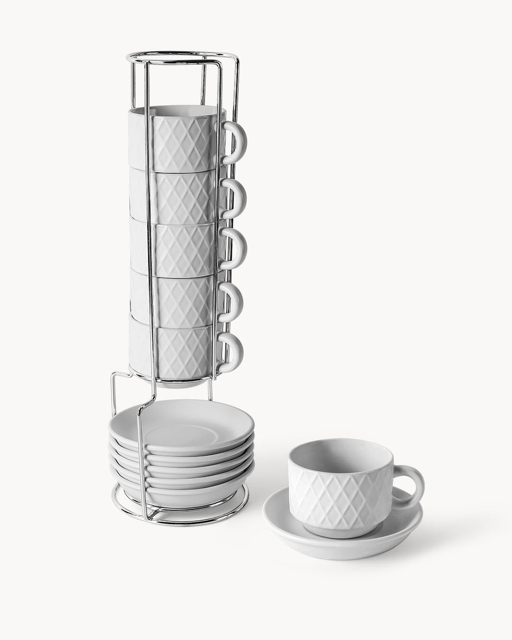 Miamio Espressotassen Palmanova 6er Set Keramik 75ml