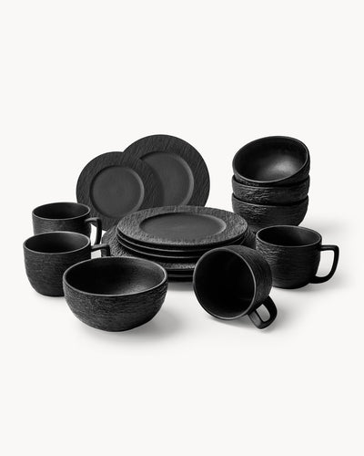 Miamio Geschirrset Oasis 16 teilig fur 4 Personen, tassen, teller, schussel