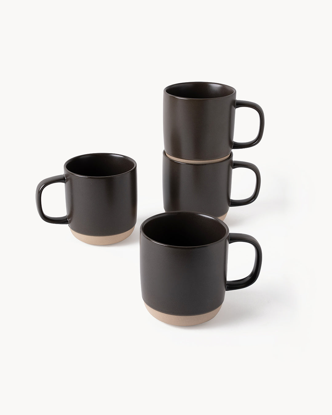 Kaffeetassen Sierra Keramik 4er Set | Gratis Versand DE & AT
