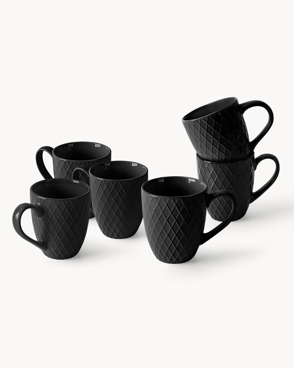 Miamio Kaffeetassen Palmanova 6er Set Keramik 400ml