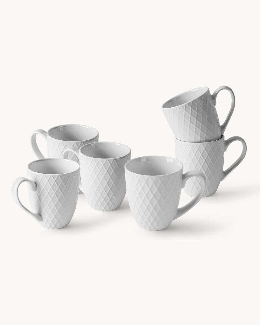 Miamio Kaffeetassen Palmanova 6er Set Keramik 400ml