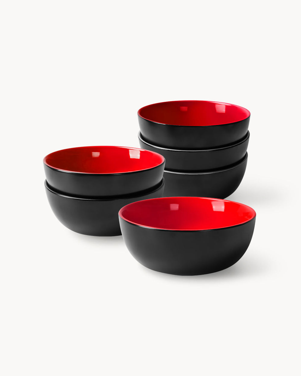 Miamio Kaffeetassen Schusseln Le Papillon 12-teilig Keramik sommerliche Farben