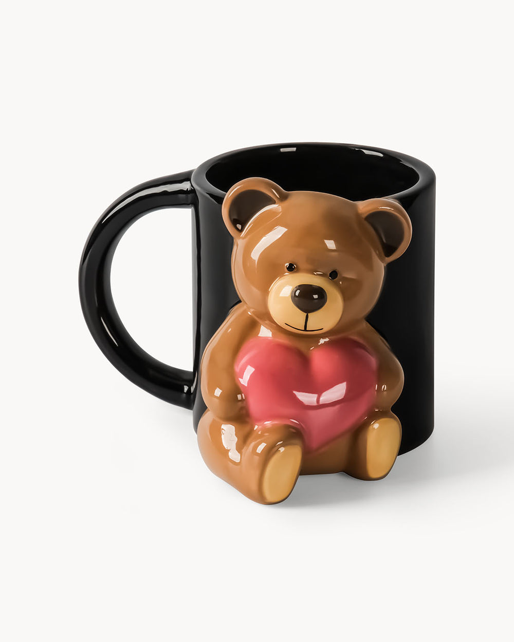 Miamio Parchen Tassen 3D Teddybar Keramik, Geschenk fur Paare