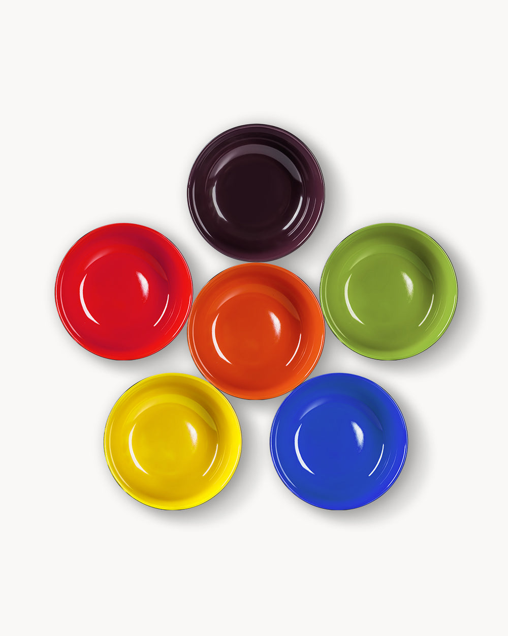 Miamio Schussel Le Papillon 6er Set Keramik 500ml