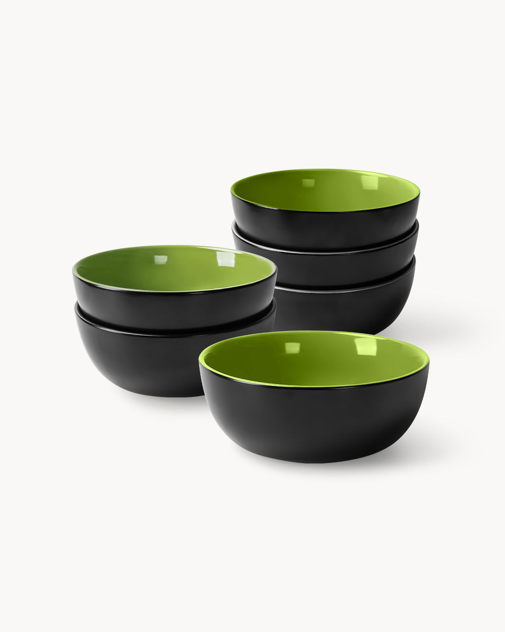 Miamio Schussel Le Papillon 6er Set Keramik 500ml