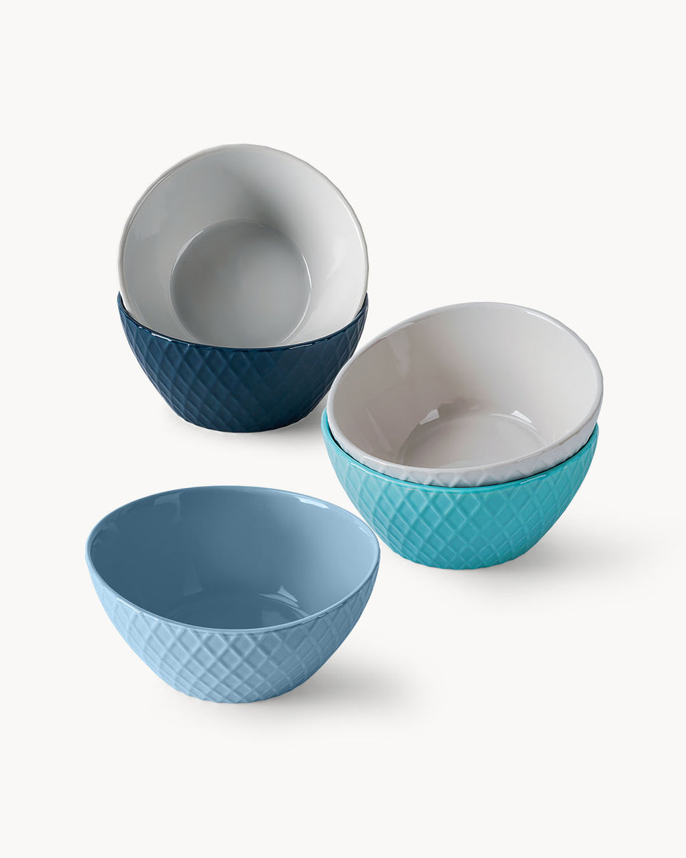 Miamio Schussel Palmanova 6er Set Keramik 800ml