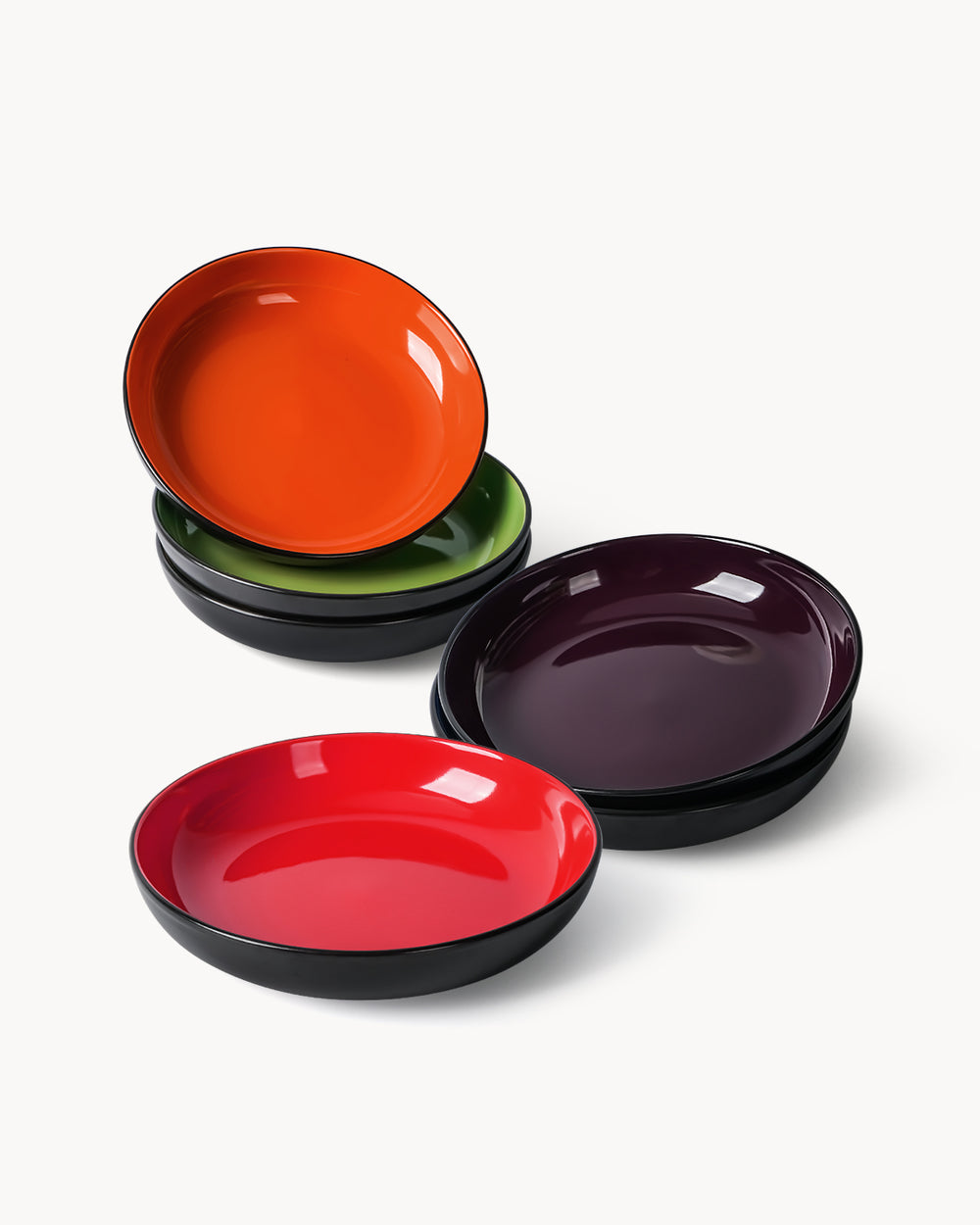 Miamio Suppenteller Le Papillon 6er Set Keramik 900ml 5