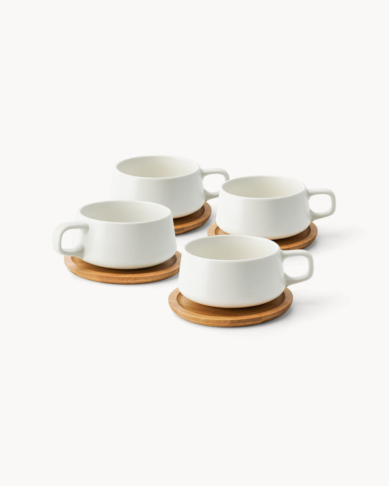 Miamio Teekannen Set Keramik, Tassen und Backformchen Winterzauber Bundle