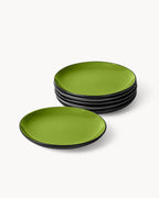 Miamio Teller Set 12-teilig Le Papillon Keramik, frische Farben
