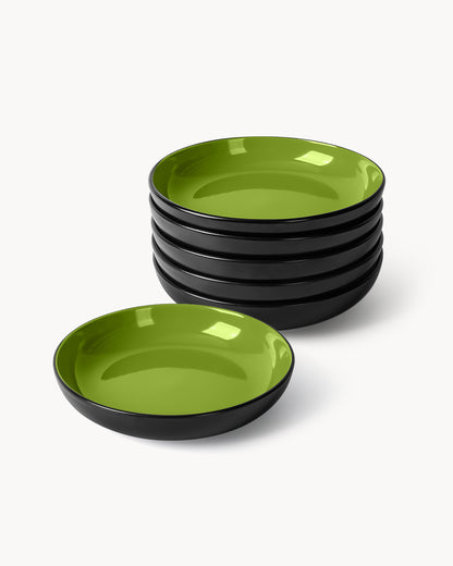 Miamio Teller Set 12-teilig Le Papillon Keramik, frische Farben 9