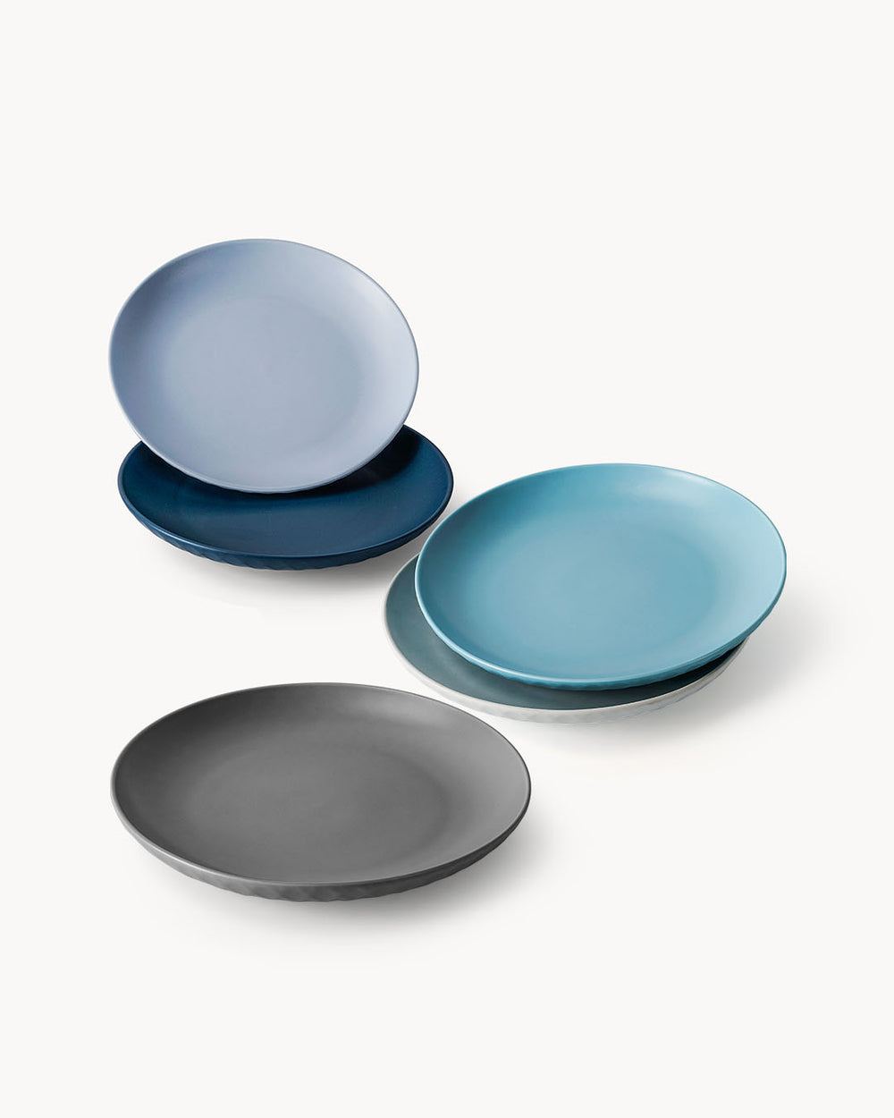 Miamio Teller Set 6er Palmanova Keramik 21-26 cm