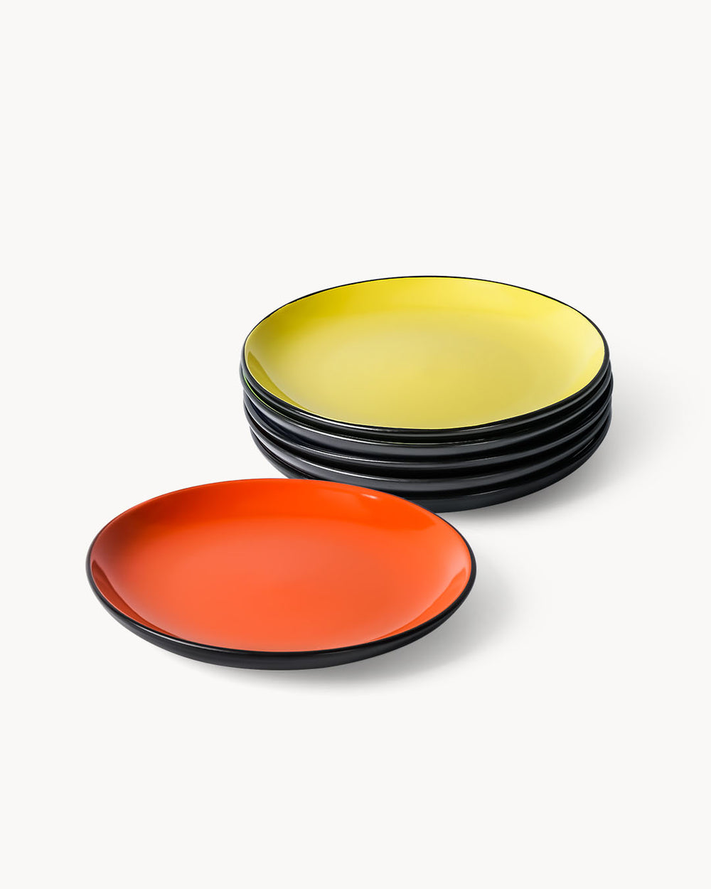 Miamio Teller Set Le Papillon 6er Keramik 20,5 - 26 cm