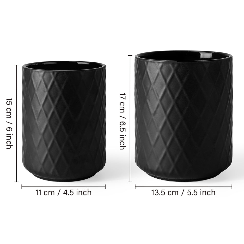 Miamio Utensilienhalter schwarz Palmanova Geschirr