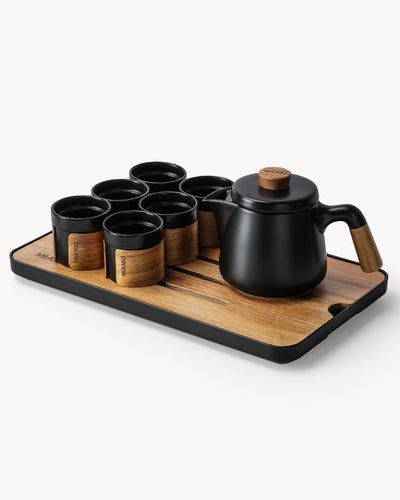 Miamio traditionelles japanisches Teeset 6er Set Keramik 620ml