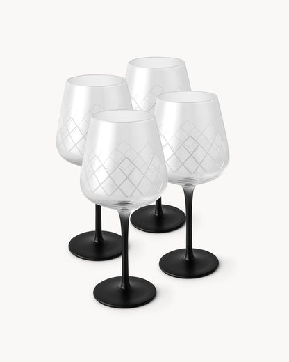 Rotweingläser Crystaluna 4er Set 480 ml