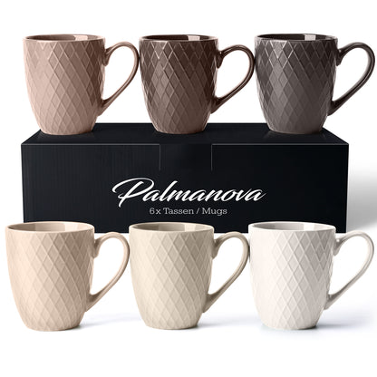 Kaffeetassen Set Palmanova Kollektion (6 x 400ml)