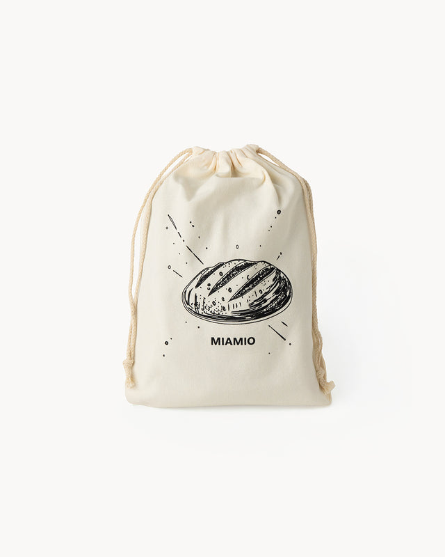 Brotbox Keramik mit Bambusdeckel