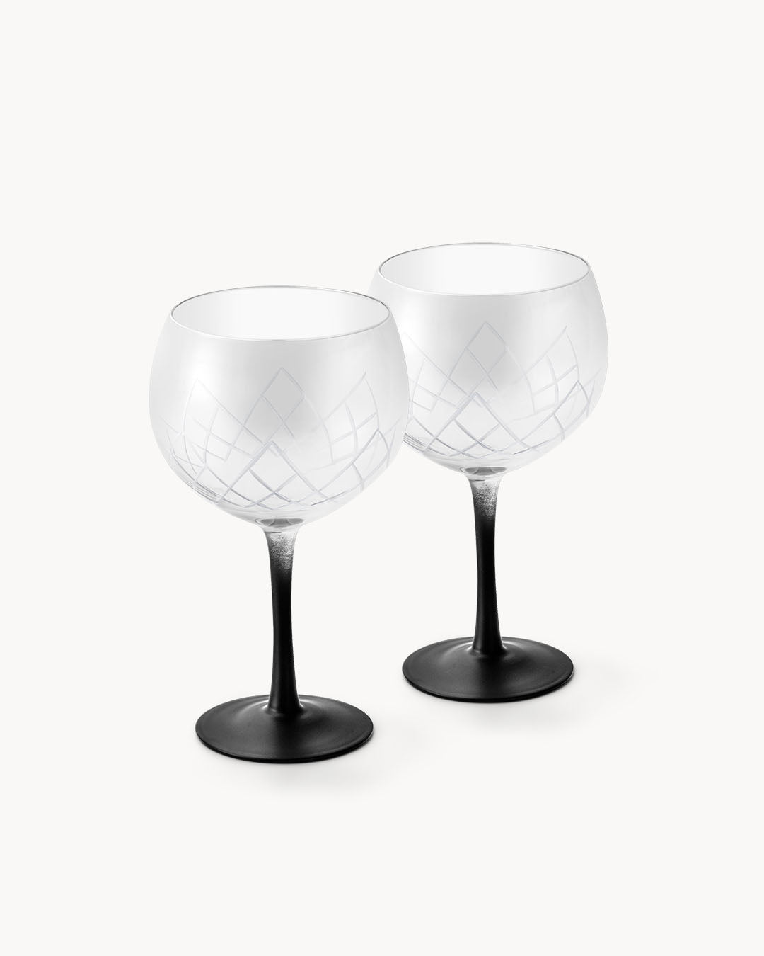 Gin Gläser Crystaluna 2er Set 650 ml mit Messbecher und Rührlöffel