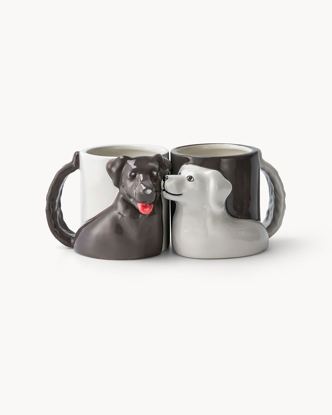 3D Hunde Tassen 2er Set 300 ml