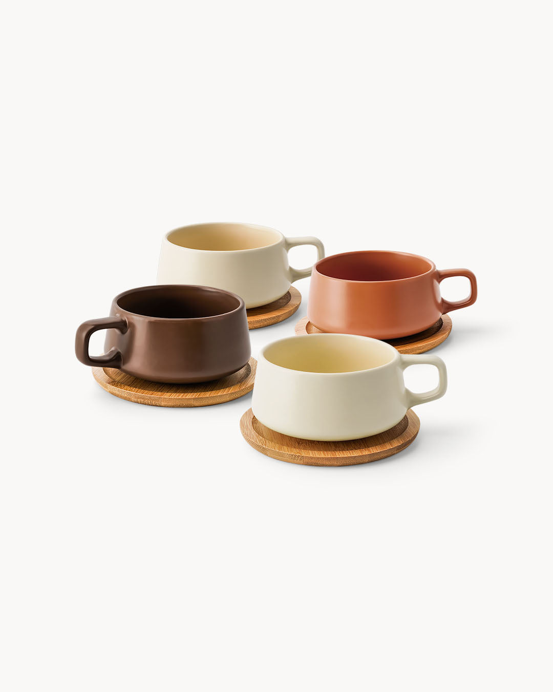 Cappuccinotassen Luxe 4er Set 320 ml