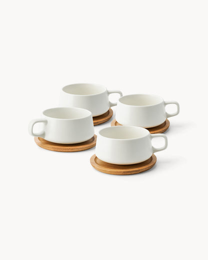 Cappuccinotassen Luxe 4er Set 320 ml