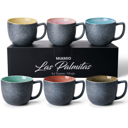 Kaffeetassen Set Las Palmitas Kollektion (6 x 470 ml)
