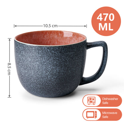 Kaffeetassen Las Palmitas 6er Set 470 ml